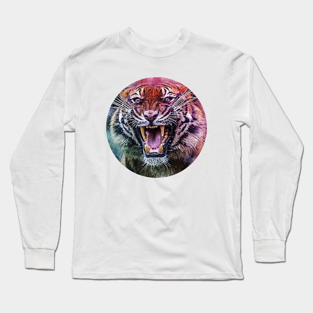 Tiger Long Sleeve T-Shirt by stokedstore